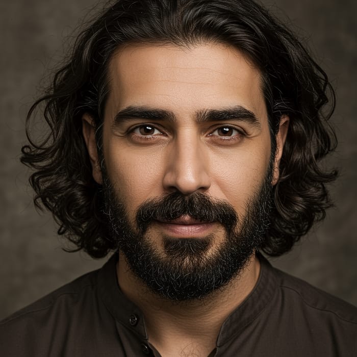 Middle Eastern Male Portrait - 40 Years Old