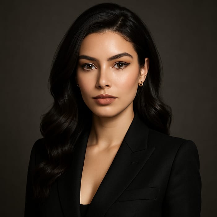 Official Portrait in Black Suit - Luxurious 4K Quality Official Portrait in Black Suit - Luxurious 4K Quality
