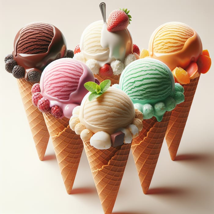 Global Flavors: Unique Ice Cream Cone Creations