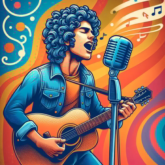 Rino Gaetano Tribute: Iconic 70's Singer with Guitar | Retro Music Rino Gaetano Tribute: Iconic 70's Singer with Guitar | Retro Music