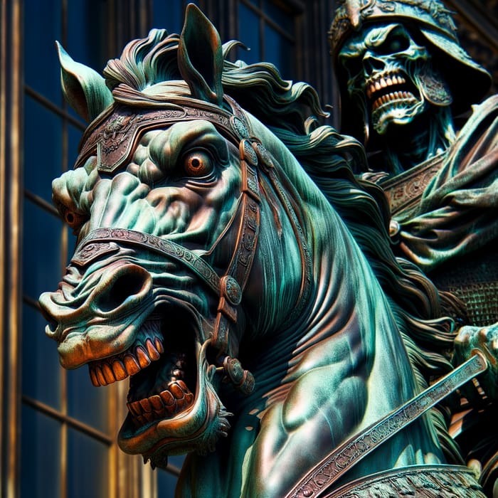 The Terrible Copper Horseman: A Fearsome Figure