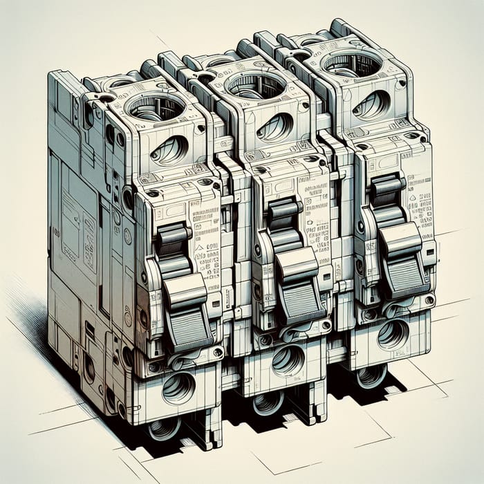 Three-Pole Contactor | Circuit Breaker Safety