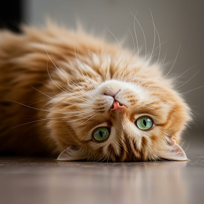 Cat Staring at Camera - Adorable Feline Photography