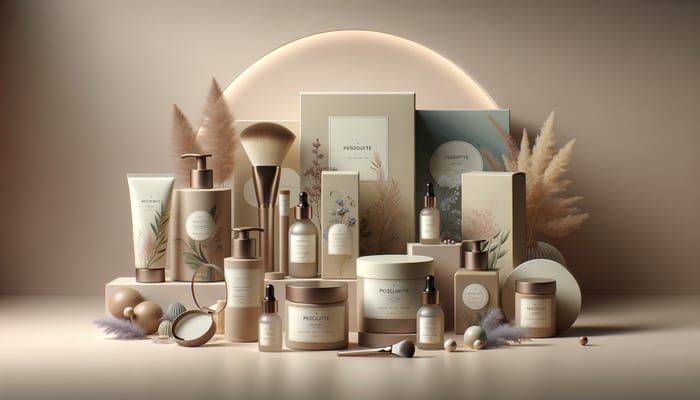 Elegant Nature-Inspired Cosmetic Collection