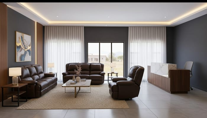 Stylish Reception Area Seating & Desk Solutions