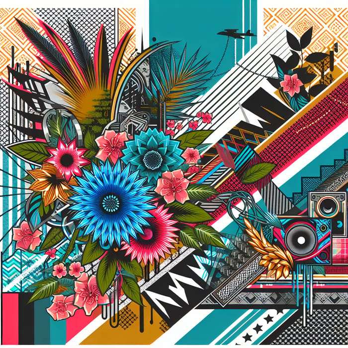 Floral Motifs and Geometric Patterns in Street Culture Design