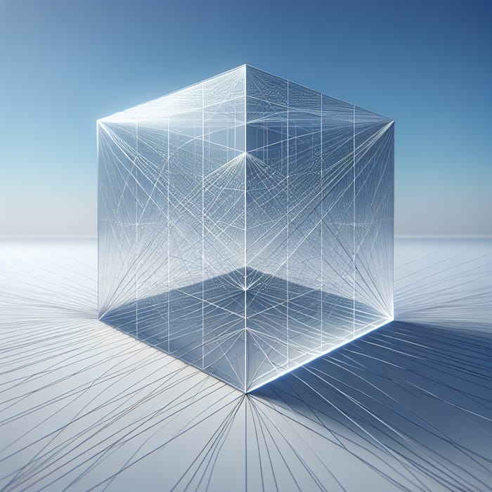 Cube with Parallel Lines: A Geometric Marvel