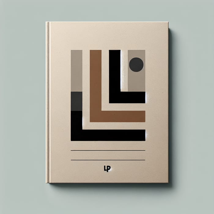 Stylish LP Logo Graphic Portfolio Cover Design