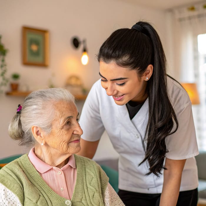 Young Caregiver for Seniors - Compassionate Support