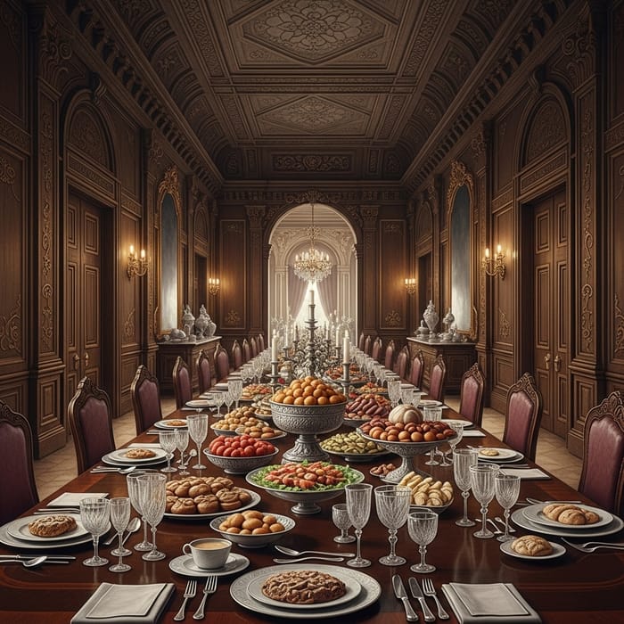 Endless Hallway to a Grand Dining Room Endless Hallway to a Grand Dining Room