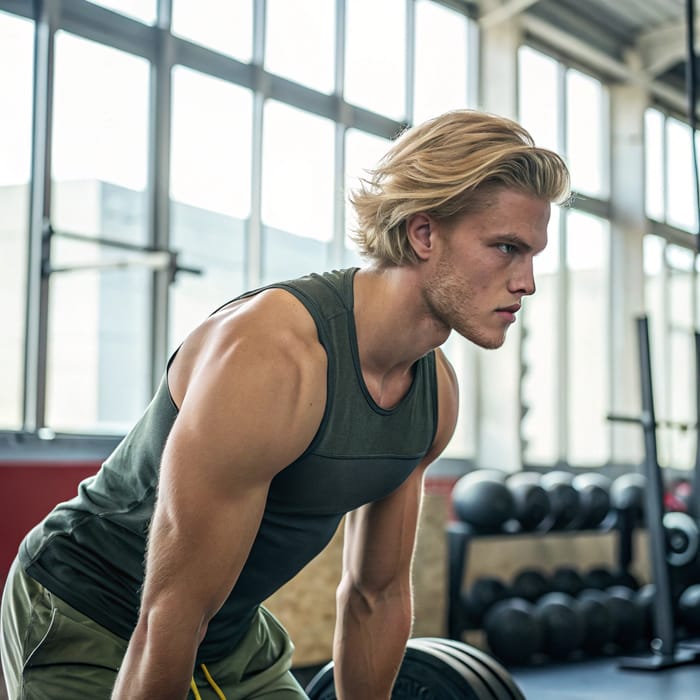 Blonde Male Gymrat: Fitness Tips & Inspiration