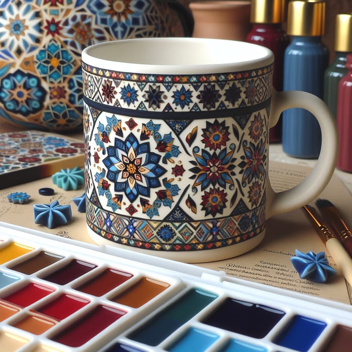 Qatifi Inspired Ceramic Mug Design