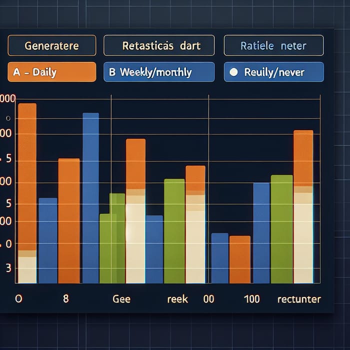 Graph Statistics with A, B, C x-axis Labels