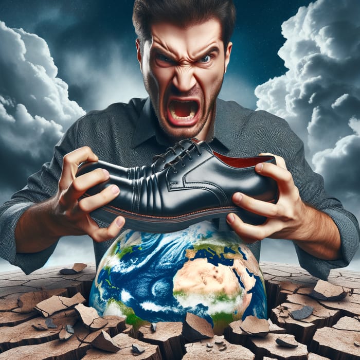 Man Destroying Earth in Rage | Stolen Shoe Fury