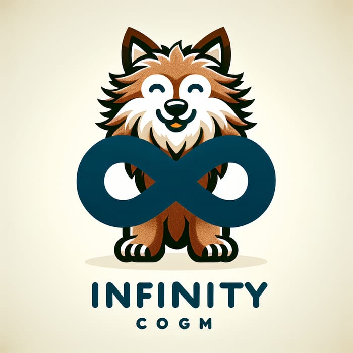 Unique Animal-Shaped Company Mascot with Infinity Symbol