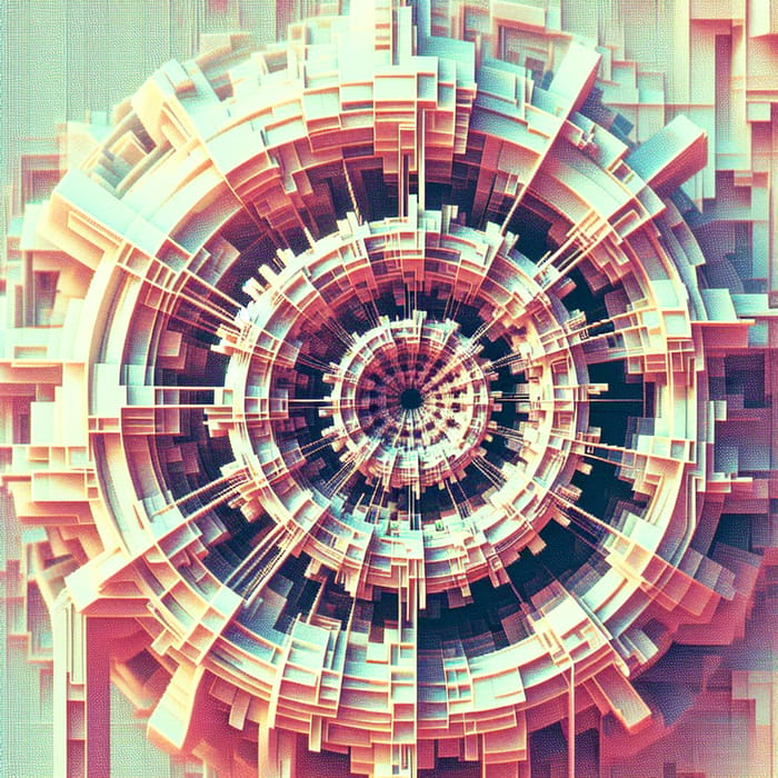 Pixelated Glitch Art Close-Up of Abstract Subject | PS1 GameCube Aesthetic