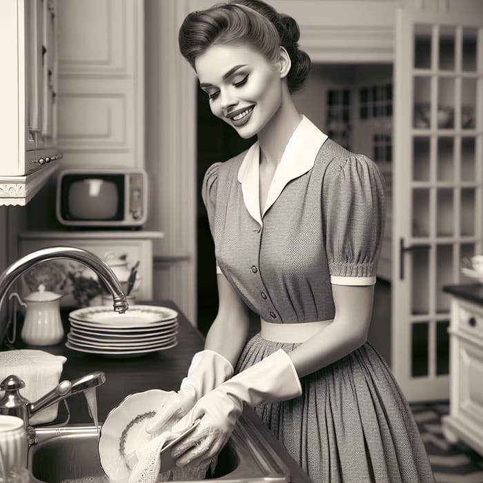 Charming 1950s Housewife: A Timeless Icon