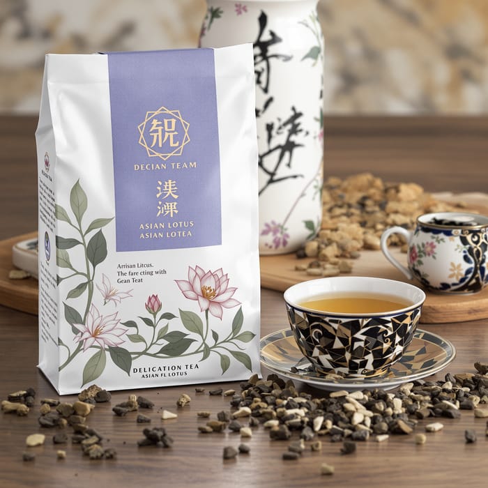 Delicate Lotus Asian Tea Package