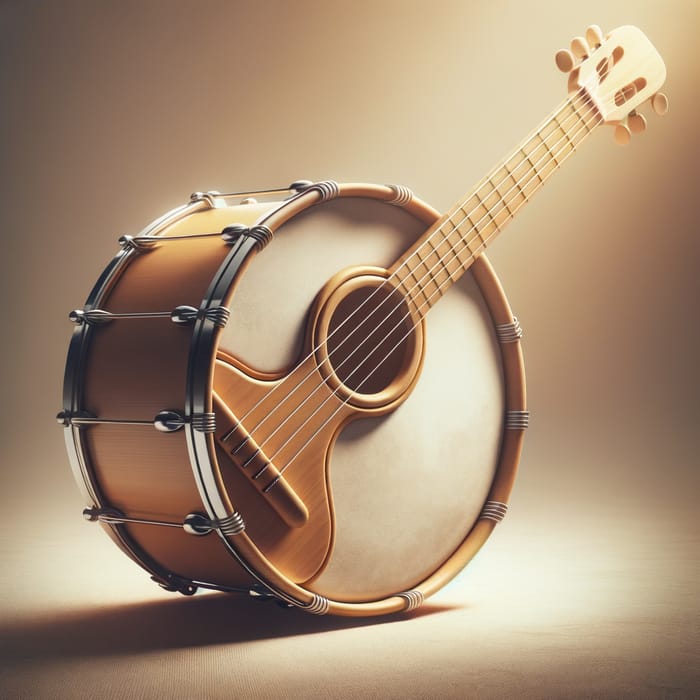 Drum Guitar Fusion Instrument - Musical Harmony