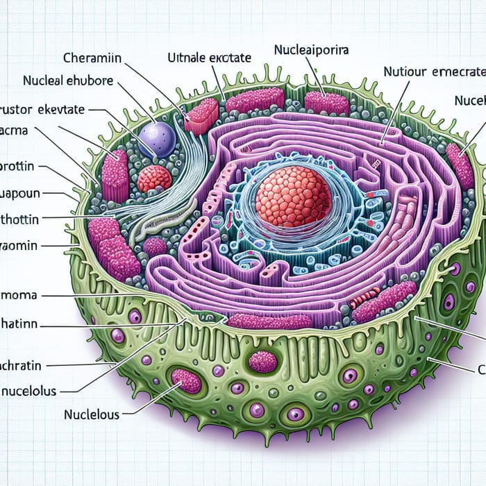 Detailed Structure & Components of Eukaryotic Cell Nucleus