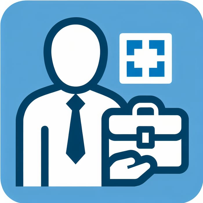 Newly Hired Employee SharePoint Icon - Professional Career Symbol