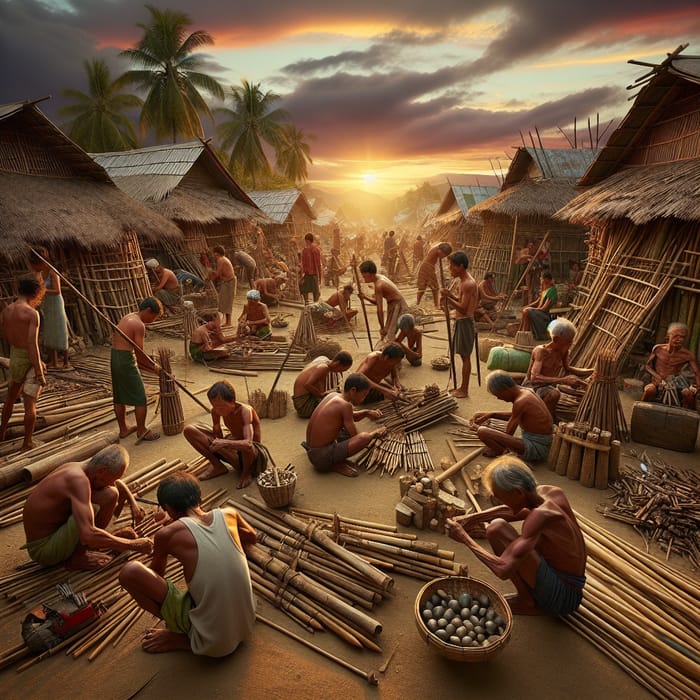 Visayan Village Conflict Scene | Preparation for Battle