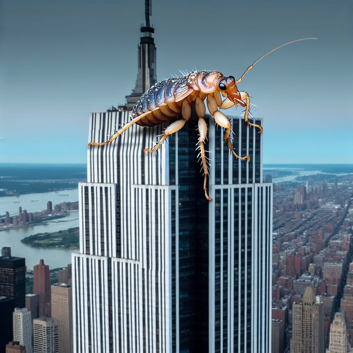 Encountering a Louse on a Skyscraper