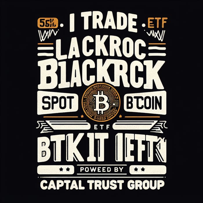 Trade BlackRock Spot Bitcoin ETF T-Shirt from Capital Trust