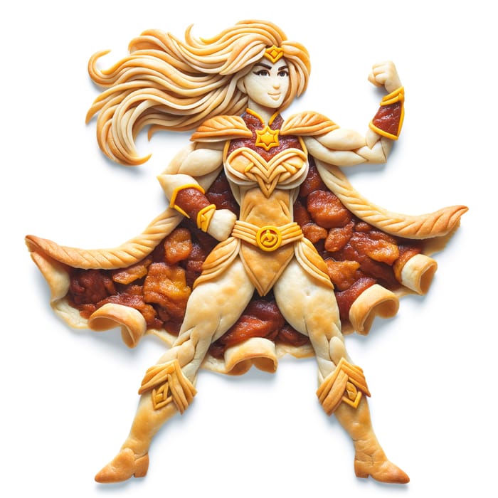 Echpochmak Superhero: Edible Pastry Sculpture