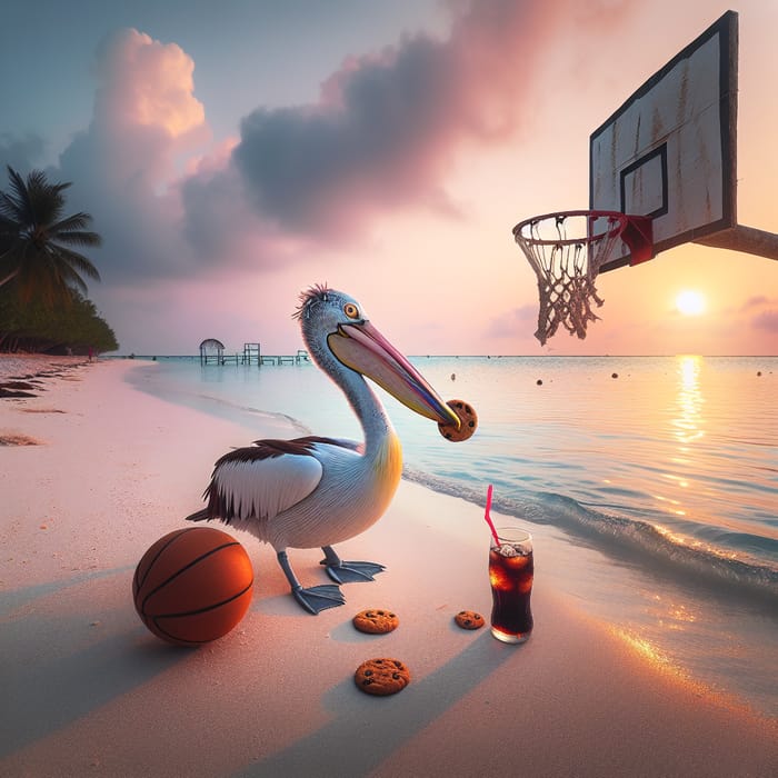 Pelican Hoop Dreams: Beach Basketball, Cola, and Cookies