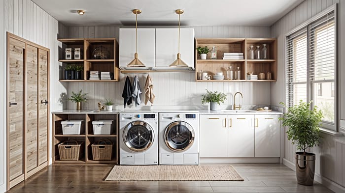 Stylish Minimalist Laundry Room Ideas