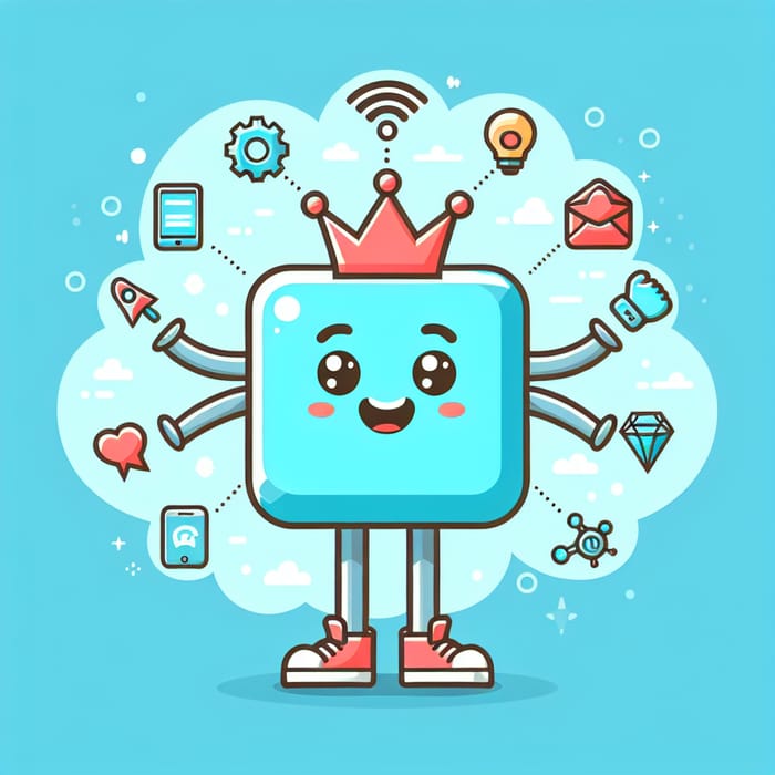 Creative IoT-Themed Mascot Design