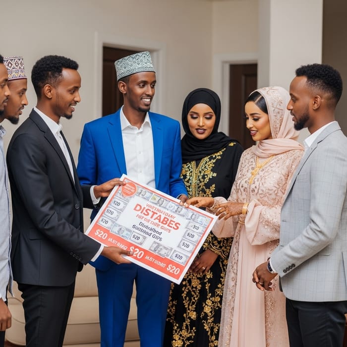 Somali Wedding Traditions: Groom's Gift Ceremony Somali Wedding Traditions: Groom's Gift Ceremony