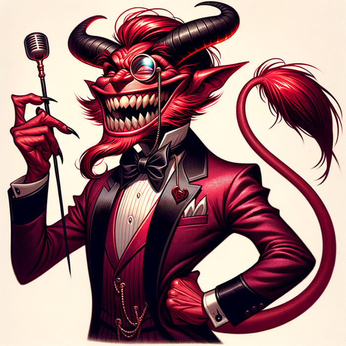 Alastor: Enigmatic Burgundy Radio Demon