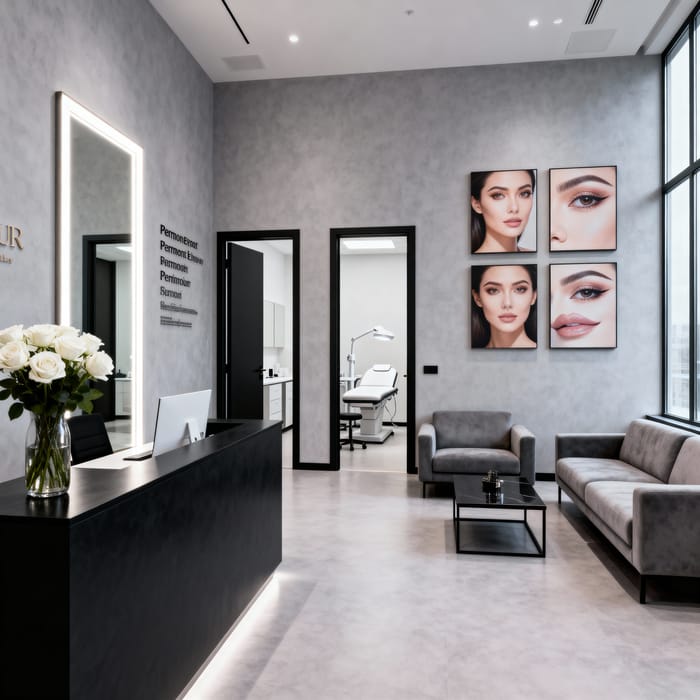 Stylish Beauty Salon for Permanent Makeup Services