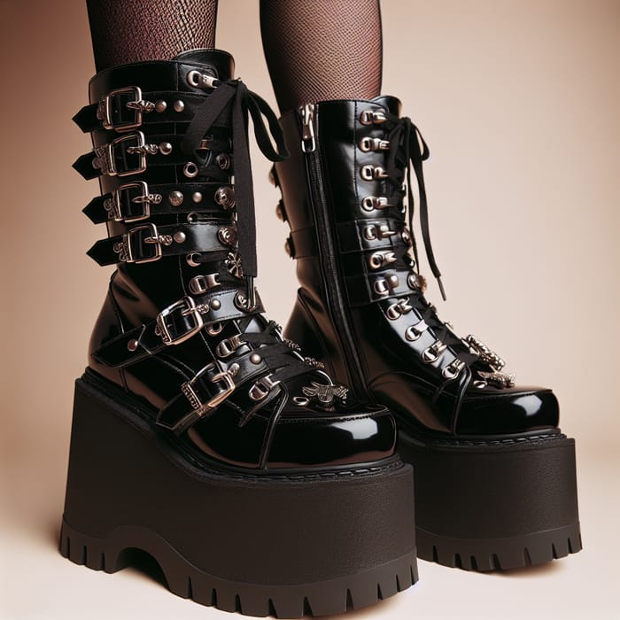 Stylish Gyaru Big Boots and Platforms | Shop Now