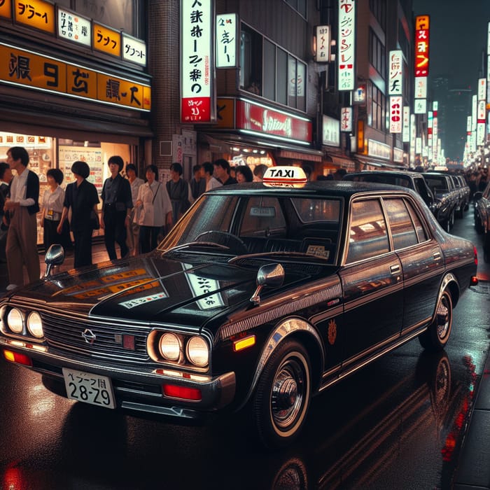 Vintage 70s Nissan Cedric 2800SGL Taxi from Japan