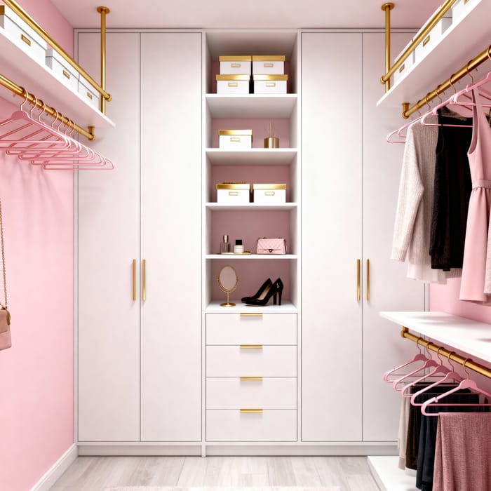 Elegant Modern Built-in Wardrobe Design Elegant Modern Built-in Wardrobe Design