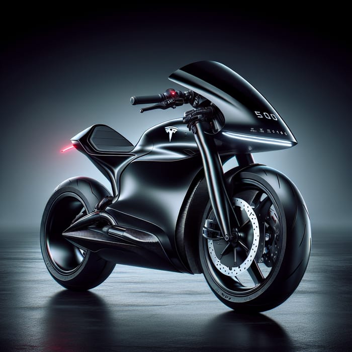 Futuristic Tesla Superbike Design: Sleek & Electric Model