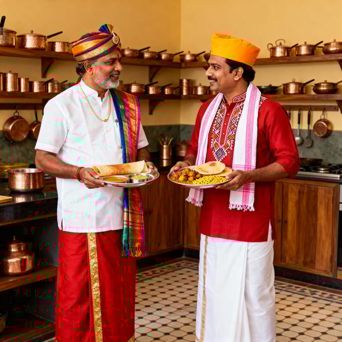 Two Chefs from Tamil Nadu & West Bengal in Tradition Two Chefs from Tamil Nadu & West Bengal in Tradition