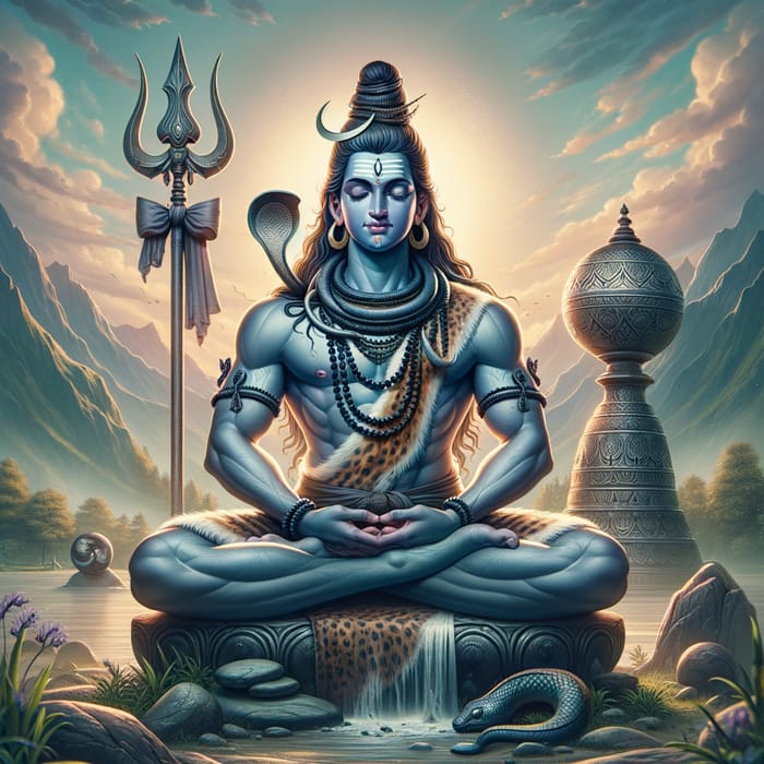 Shiva: The Father of All Creation - Serenity and Symbolism