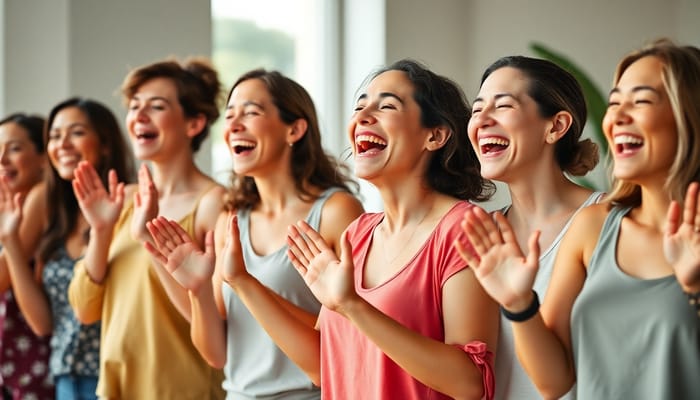 Joyful Laughter Yoga: Women in Action