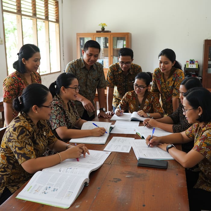 Southeast Asian Teachers Collaborating Effectively