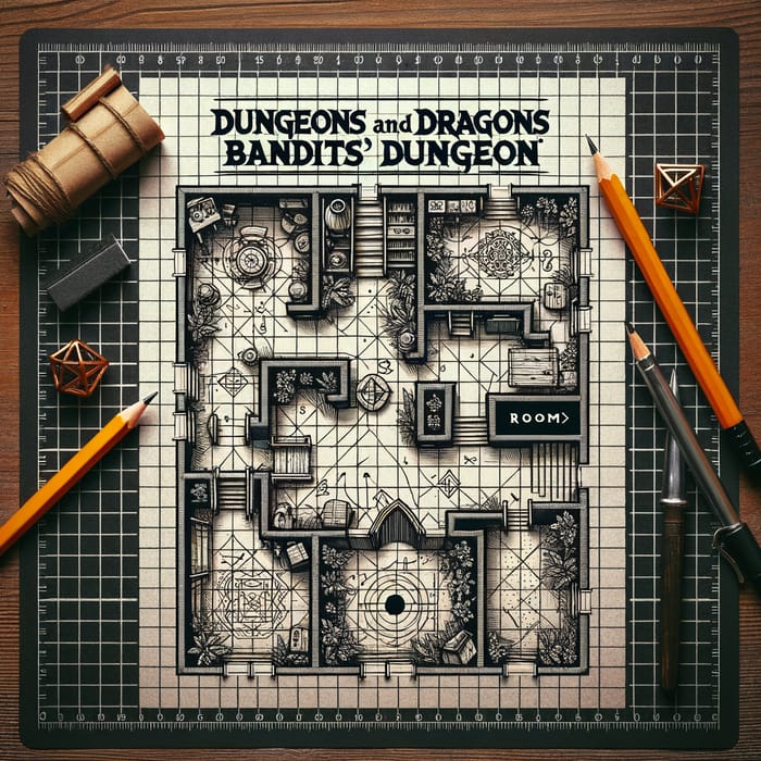 Ultimate Bandits' Dungeon Map for Fantasy Dungeon Master