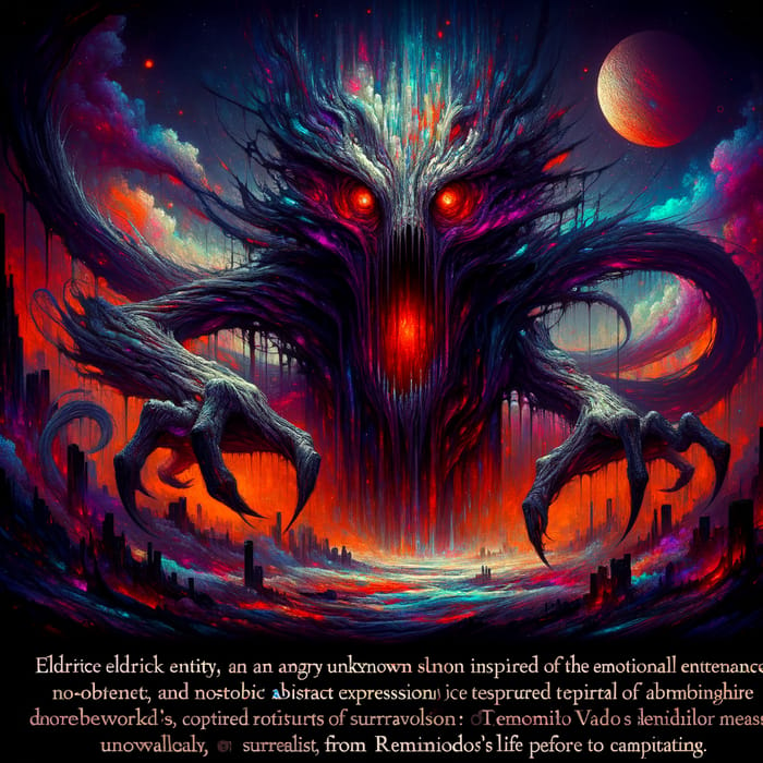 Eldritch Entity: Surreal Cosmic Dread Art