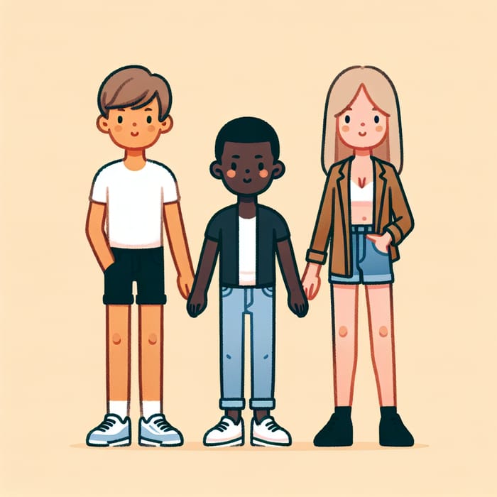 Three Friends: Diversity in Friendship