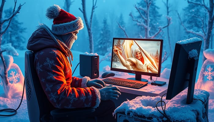 Ice Man Gaming: Frosty Fun with Cool Setup