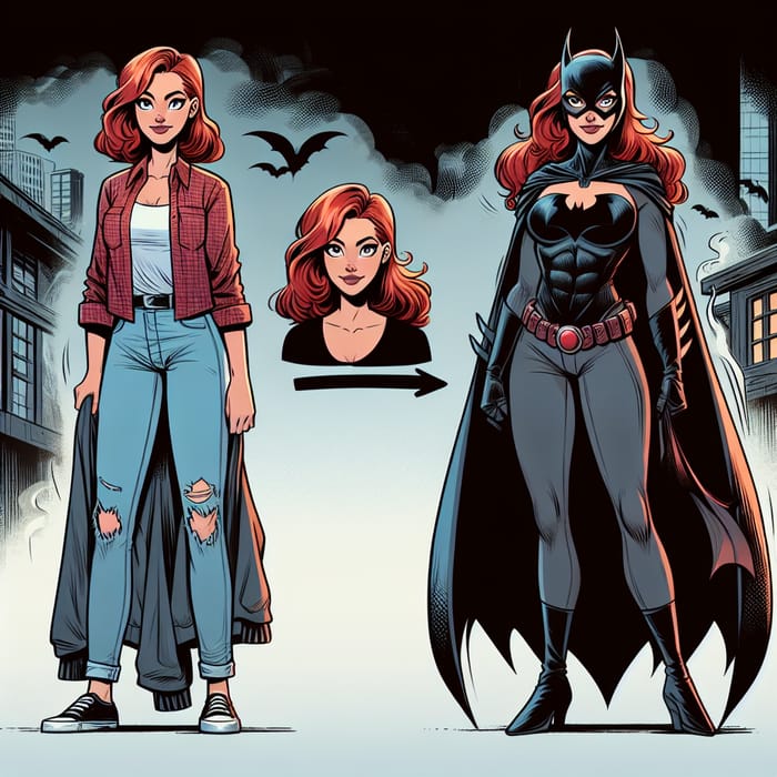 Barbara Gordon's Transformation into Batgirl in Gotham City