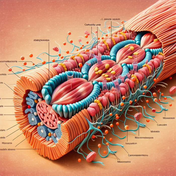 Muscle Fiber Structure and Contraction Mechanism Explained