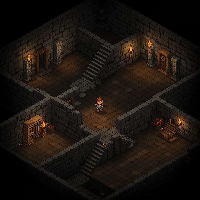 Pixel Top-Down Dungeon Adventure